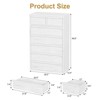 7 Drawer Dresser for Bedroom, Modern 7 Chest of Drawers with Large Drawers Storage, Wooden Dresser Organizer for Living Room, Nursery, Entryway - 3 of 4