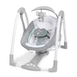 Ingenuity ConvertMe 2-in-1 Compact Portable Baby Swing 2 Infant Seat - Swell