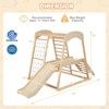Safstar 6-in-1 Indoor Jungle Gym Wooden Playground Climber Playset for Kids 1+ Years - 2 of 4