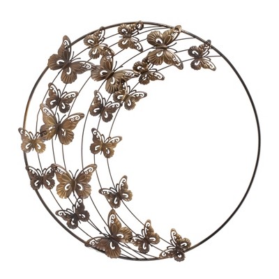 Melrose Metal Butterfly Wall Art 18"D