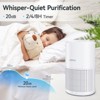 YOMA Air Purifier with HEPA Filter – Ultra Quiet 24dB Compact Air Cleaner for Bedroom, Home & Office, Removes Allergens, Pet Hair, Dander, Smoke - 3 of 4