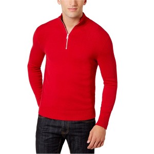 I.N.C International Concepts Mens Quzrter Zip Pullover Sweater, Red, XX-Large - 1 of 1