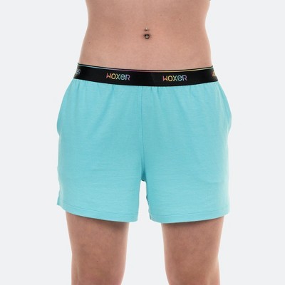 Woxer | Ultra-Soft, Lightweight, Breathable, w/ a Large Pocket | Women's Dreamer 4" Boxer Unity Hue L