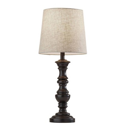 2pc Robert Table Lamps Bonus Black - Adesso