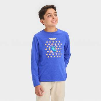 Boys' Long Sleeve 'Dreidel Game' Graphic T-Shirt - Cat & Jack™ Blue