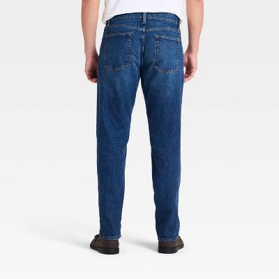 Men’s Athletic Fit Straight Leg Jeans – Goodfellow & Co Dark Wash