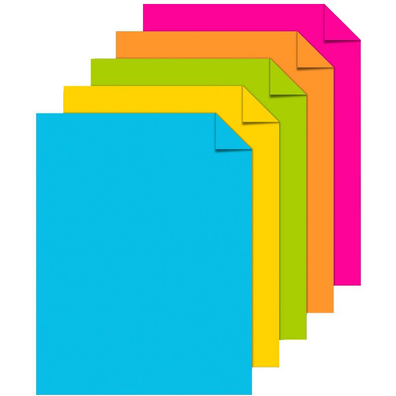 Astrobrights Colored Paper, 8-1/2 x 11 Inches, Assorted Bright Colors, Pack of 500, 4 of 6