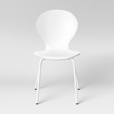 target white desk chair