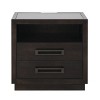 NicBex Nightstand with Drawers,Side Table with Wood Frame and Pulls,Modern Bedside Table for Bedroom,Living Room - 2 of 4