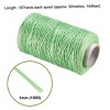 Unique Bargains Flat DIY Crafts Art Handmade Leather Sewing Waxed Threads - 2 of 3