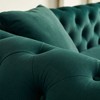 NicBex Couches for Living Room 86" Loveseat Sofa Luxury Modern Velvet Fluffy Upholstered 2-seater Sofa with 2 Throw Pillows for Bedroom - 2 of 4