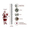 King of Christmas 9ft Christmas Garland, Queen Flock Artificial Snow Flocked Garland - 4 of 4
