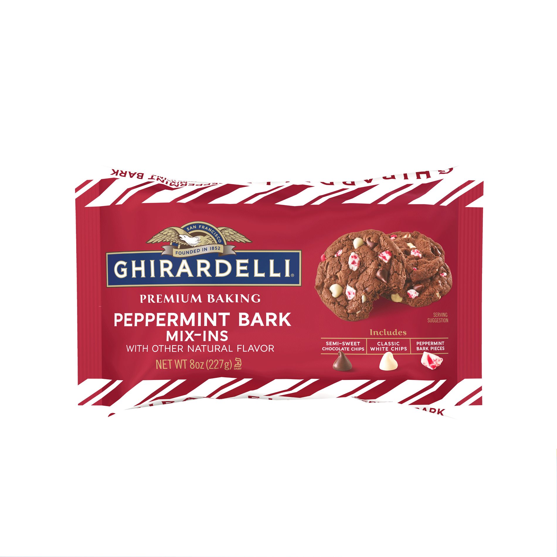 GHIRARDELLI Premium Baking Peppermint Bark Mix-Ins -  8oz