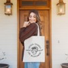City Creek Prints Gather Courage Like Wildflowers Canvas Tote Bag - 15x16 - Natural - 2 of 2