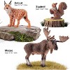 TEMI 12-Piece Large North American Animal Figures, Realistic Woodland Toys 12PCS North American Animal Figurines - 3 of 4