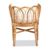 Melody Rattan Chair Natural/White - bali & pari - 4 of 4
