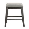 TOAOTBNBOB Upholstery Bar Stools with Nailhead Trim, Modern Bar Chairs for Dining Room, Counter Height Barstools Set of 2 - 2 of 4