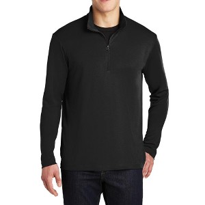 Mafoose Men's Long Sleeves PosiCharge Competitor Cadet Collar 1/4-Zip Pullover - 1 of 4