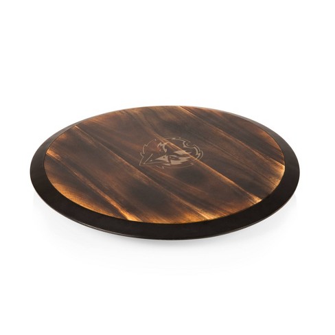 NFL Baltimore Ravens Fire Acacia Wood Lazy Susan Serving Tray - image 1 of 3