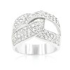 Slickblue Women’s Elegant Knot Ring with Sparkling Cubic Zirconia – Ideal for Any Occasion, Sizes 5-10 - image 2 of 4