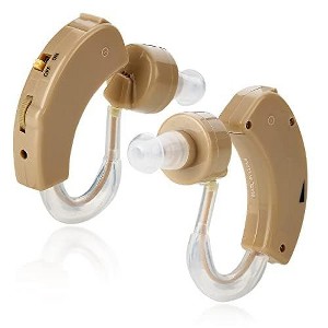 MEDca BTE Hearing Aids for Seniors, Behind the Ear Sound Amplifier Super Mini Size Sound Enhancer For Better Hearing (Pair) - 1 of 4