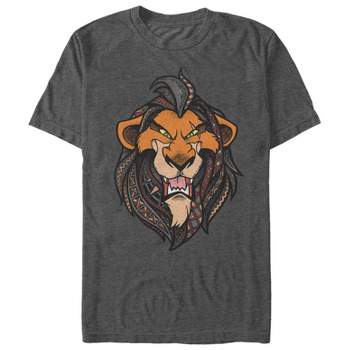 Men's Lion King Scar Decorative Mane T-Shirt