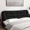 vidaXL Headboard Cushion Hanging Upholstered Bed Back Pillow Faux Leather - Black 76" - 4 of 4
