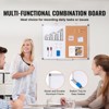 VEVOR 24"x18" Whiteboard & Cork Board Combo with Aluminum Frame – 2-in-1 Magnetic Dry Erase Bulletin Board for Wall Mount - 3 of 4