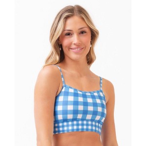 Blue Gingham Bralette - 1 of 4