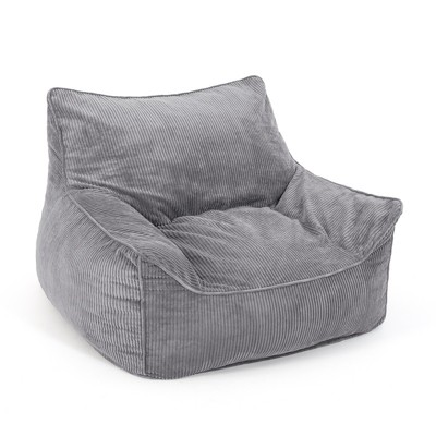 Pamapic Bean Bag Chair, Corduroy Lazy Sofa Bean Bags Comfy Couch with Armrests for Bedroom, Living Room, Apartment