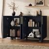 Modern Storage Cabinet with Doors and Shelves, Multifunction Sideboard Cabinet for Kitchen, Dining Room or Living Room–Maison Boucle - 2 of 4