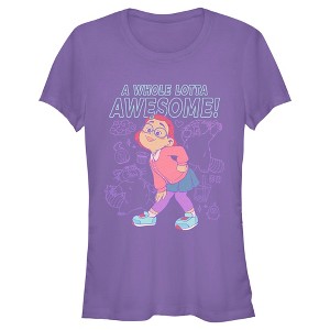 Juniors Womens Turning Red A Whole Lotta Awesome T-Shirt - 1 of 4