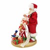 Possible Dreams 11.0 Inch The Man With All The Toys Santa List Rocking Horse Figurines - image 2 of 3