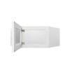 HOMLUX Easy-DIY Royal White Ready to Assemble Diagonal Corner Kitchen Cabinet Glass NOT included - 3 of 3