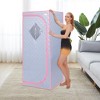 Garvee Portable Steam Sauna, Personal Sauna Box, Full Size Home Sauna Tent, Remote Control, Folding Chair - 4 of 4