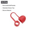 Unique Bargains Silicone Straw Tips Cover Fits 8mm/0.31 Drinking Straws 10 Pcs - 3 of 4