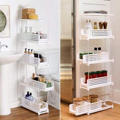 Lakeside The Lakeside Collection Slide Out Slim Storage Tower for Kitchen - 3 or 4 Drawer - 4 Drawer — фото 6