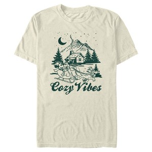 Men's Mickey & Friends Cozy Vibes Cabin T-Shirt - 1 of 4