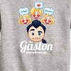 Boys' - Disney - Gaston Heartbreaker Graphic Long Sleeve Fleece Sweatshirt - 2 of 4