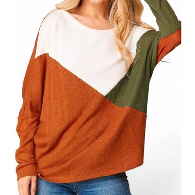 Women's TRIANGLE DOLMAN SLEEVE SWEATER - Haptics