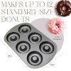 Bellemain Premiere Donut Pan Nonstick 6-Doughnut Molds, 2 Steel Trays for Perfect Donuts - 2 of 4