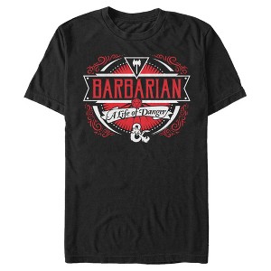 Men's Dungeons & Dragons Barbarian A Life of Danger T-Shirt - 1 of 4