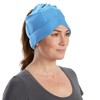 Aculief Headache, Migraine, & Stress Relief Hat - Natural Ice Mask for Tension & Muscle Pain – Light Blue - 4 of 4