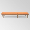 Nadine Acacia Wood Chaise Lounge with Water-Resistant Cushion: Christopher Knight Home - 4 of 4