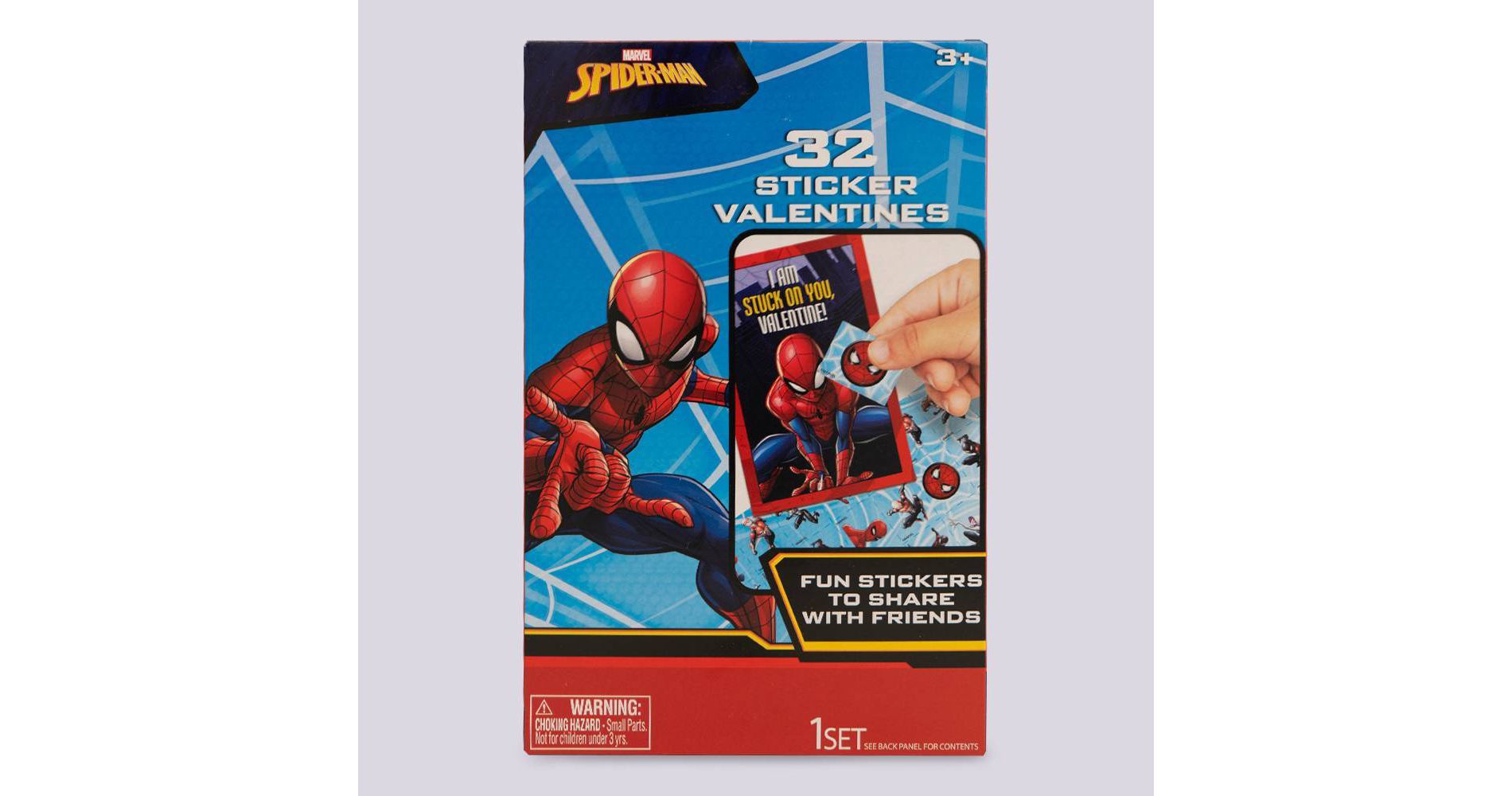 Spider-Man 32ct Valentine's Day Cards and Stickers