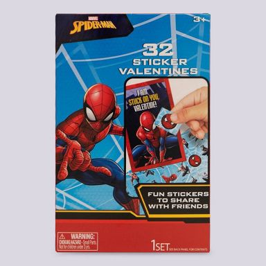 Spider-Man 32ct Valentine's Day Cards and Stickers