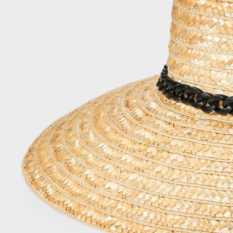 Straw Down Brim Hat - A New Day™ Natural, 5 of 6