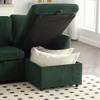 CAVINAS Modular L-Shaped Sofa, Modular 3 Seater Sofa with Reversible Chaise Lounge, Sofa Bed, Sleeper Sofa, Sofa Combination with Storage Seats - 4 of 4