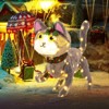 Tangkula 23 Inches Christmas Decoration Pre-lit 88 LED Light Up 3D Cute Cat with Warm White Light and Plug Decoration with Grounds Stakes - 4 of 4