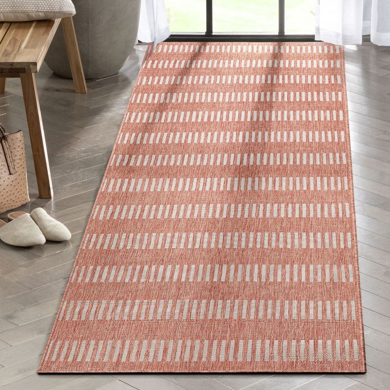 Well Woven Indoor OutdoorStria Striped Area Rug, 3 of 10